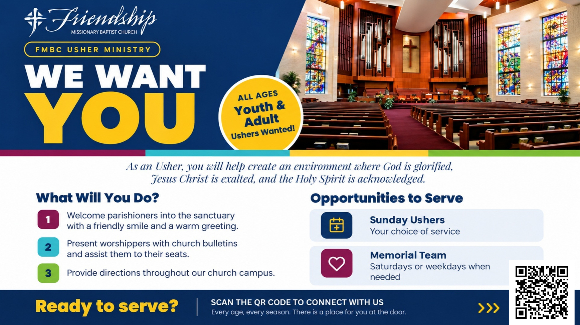 Join the Ushers Ministry
